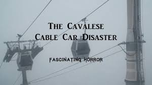 They heard a loud bang and saw the cable car just before the summit and then it accelerated backwards, struck a support pillar and fell. The Cavalese Cable Car Disaster Fascinating Horror Youtube