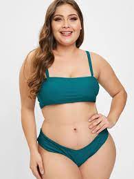 Zaful Lattice High Leg Plus Size Bikini Set Dark Green Ad High Leg Zaful Lattice Size A Plus Size Bikini Plus Size Bikini Set Plus Size Swimwear