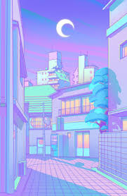 Anime, vaporwave, aesthetic, people, unrecognizable person. Aesthetic Purple Anime Wallpapers Wallpaper Cave