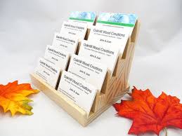 Order as few as 250. Multiple Card Stand Wood Card Display Trade Craft Booth Etsy In 2020 Business Card Displays Wood Card Business Card Holder Display