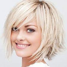 A short hairstyle for a round face should have a nice height above the forehead and light wispy side bangs. Chin Chubby Face Haircuts For Thin Hair Novocom Top