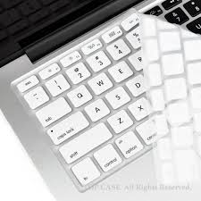 Top Case White Silicone Keyboard Skin Forall Macbook 13 15 17 Macbook Pro Keyboard Macbook Keyboard Macbook Pro Keyboard Cover
