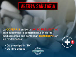 La alerta sanitaria será extendida por tres meses, hasta el 30 de septiembre, anunció la. Alerta Sanitaria Sobre La Ranitidina Anafarmex