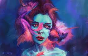 HD marine girl wallpapers