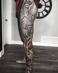 A Few Progress Shots On Warreng44 S Leg Tattooed With Bishoprotary Worldfamousink Mithramfg Leg Tattoo Men Leg Sleeve Tattoo Full Leg Tattoos