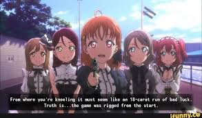 The Truth Is The Game Was Rigged From The Start Pin On Funny Love Live Memes