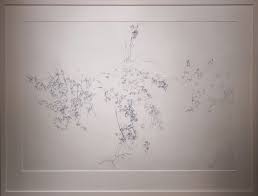 Megan Eustace, Meadow bathing, Carbon ink