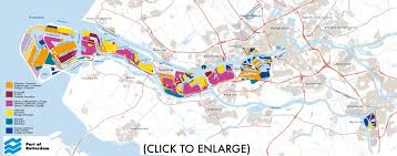 The Largest Seaport In Europe Port Of Rotterdam Map Moverdb Com Rotterdam Port Rotterdam Rotterdam Map