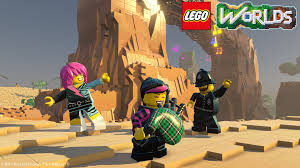 The set also includes four minifigures: Lego Worlds Es Anunciado Para Playstation 4 Y Xbox One Lego Worlds Lego Lego City Undercover