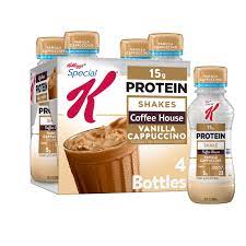 Kellogg S Special K Protein Shakes Meal Replacement High Protein French Vanilla 4 Ct 40 Oz Pack Walmart Com