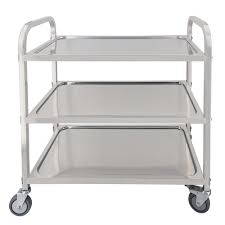Maybe you would like to learn more about one of these? Stainless Steel Restaurant Kitchen Catering Serving Trolley Cart Rolling Utility Cart Shelf Transport Saving Storage Rack Kitchen Islands Trolleys Aliexpress