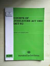 The judicature acts are a series of acts of parliament, beginning in the 1870s, which aimed to fuse the hitherto split system of courts in england and wales.the first two acts were the supreme court of judicature act 1873 (36 & 37 vict c. Courts Of Judicature Act 1964 Textbooks On Carousell