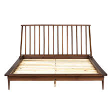 Finally, after many years of really. Modern Wood Queen Spindle Bed Walnut By Walker Edison