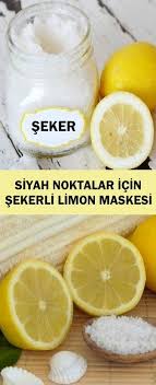 Siyah Noktalar Icin Sekerli Limon Maskesi Vipbakim Siyah Noktalar Limon Dogal Cilt