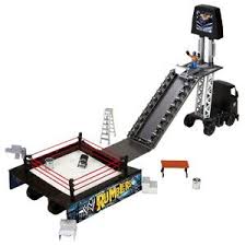 Wwe Rumblers Transforming Rumble Rig From Mattel Wwe Action Figures Wwe Toys Wwe