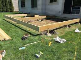 How To Build A Floating Deck Rogue Engineer Floating Deck Plans Floating Deck Decks Backyard