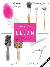 how to clean your makeup tools weddbook