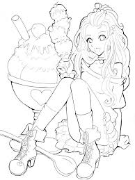Coloring for adults is no longer become just a hobby for those interested in arts. Ice Cream Line Coloring Books Coloring Pictures Coloring Pages