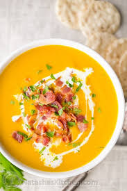Sweet Potato Soup Recipe Creamy Without Using Any Cream The Coconut Milk Makes It Ultra Smo Sweet Potato Soup Recipes Sweet Potato Soup Coconut Soup Recipes