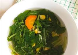 Resep sayur bayam bening resep sayur bayam bening tanpa kunci resep sayur bayam bening bahan dan cara membuat sayur bening bayam resep sayur bayam bening enak resep sayur. Resep Sup Bayam Bening Segar Sehat Oleh Augie Felicia Cookpad