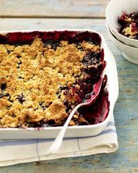 Blueberry Crisp Martha Stewart Desserts Martha Stewart Recipes Food
