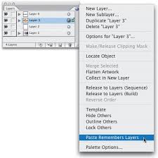 You can then simply move the object forward/backwards if needed. Paste Remembers Layers Illustrator Cs2 Killer Tips