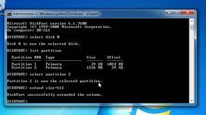 Disk management is a microsoft windows utility first introduced in windows xp as a replacement for the fdisk command. Extend A Windows 7 Partition Using Both Diskpart And Disk Management Youtube