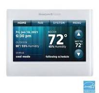 7-Day Programmable Color Touchscreen Thermostat, 3H/2C