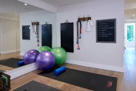 A punching bag like this one also doubles as decor. 10 Basement Home Gym Designs You Ll Want To Work Out In