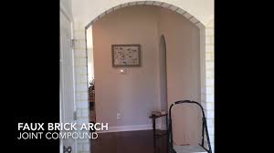 Drywall, faux metal, paint, stain, stone, stucco, wood and metal, tongue and groove, wood veneer, metal… the list is seemingly endless. Diy Faux Brick Archway Videos Jordan Jean