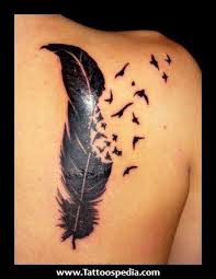 Birds Of The Same Feather Flock Together In Tagalog Bird Tattoo Ideas For Men Tattoos Elegant Tattoos Feather With Birds Tattoo