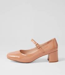 Cartia Dark Nude Patent Leather Mary Jane Heels by Diana Ferrari | Shop  Online at Diana Ferrari