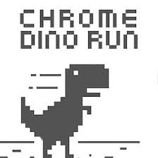 This easter egg is usually hidden on the no internet connection error page in google's chrome web browser and played offline. Chrome Dino Game Online