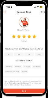 ShopeeFood | Tin tức | TÌM HIỂU VỀ ĐÁNH GIÁ SAO DÀNH CHO TÀI XẾ SHOPEEFOOD