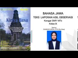 We did not find results for: Materi Basa Jawa Kelas 9 Teks Laporan Asil Observasi Smpn 1 Turen Sinau Basa Jawa Daring Bader Youtube