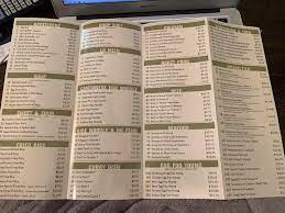 Menu At Asian Yummy One Restaurant Angus