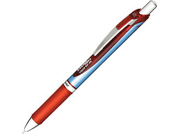 Amazon.com: Pentel EnerGel Deluxe RTX Retractable Liquid Gel Pen, Fine  Line, Needle Tip, Red Ink, Box of 12 (BLN75-B) : Office Products
