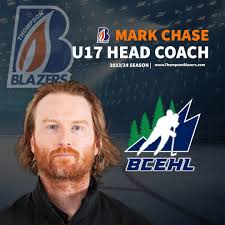 Mark Chase will take over as the head coach of the Thompson Blazers Blazers  U17 AAA Program after being the head coach of the U15 team for the last 2  seasons.