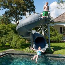 Sr Smith Complete Pool Slide With Ladder 695 209 13 In The Swim Pool Slides Swimming Pool Slides Cool Pools