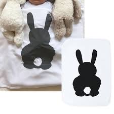 Infant Rabbit Baby Blanket Newborn Soft Cotton Swaddling Wrap Baby Bedding Children S Blanket For Winter Autumn Affil Baby Bed Rabbit Baby Blanket Newborn Bed