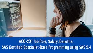 A00 231 Earn Many Benefits And Excellent Salary As Sas Certified Base Programming Specialist In 2020 Sas Sas Programming Career Growth
