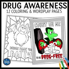 If you aren't drug free you can't hang with me. Drug Awareness Coloring Pages By The Brighter Rewriter Tpt