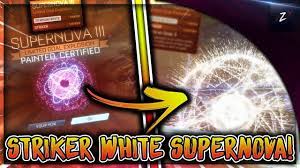 All painted 'supernova' boost on rocket league! I Got Striker White Supernova Most Expensive Goal Explosion On Rocket League Youtube