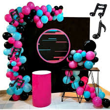 Featuring a rendition of an electric guitar and flame accents, you'll definitely be adding a unique touch to a music inspired event. Birthday Party Decoration Music Theme Shop Birthday Party Decoration Music Theme With Great Discounts And Prices Online Lazada Philippines