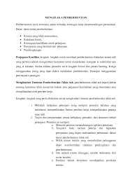 Doc Pemberhentian Kerja Fitri Ainun Academia Edu