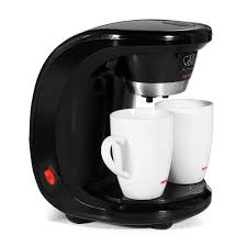 Brew a cup or two of coffee or tea in minutes with this handy 2 cup unit. 2 Cups Coffee Cappuccino Maker Mini Drip Espresso Machine Double Use Black Walmart Com Walmart Com
