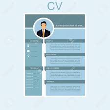 To help you create your own powerful cv personal profile, i've included 25 examples of really good cv profiles from a range of industries and experience levels, along with notes explaining why each one is effective. Cv For Businessman Personal Resume Male Resume With Infographic Royalty Free Cliparts Vectors And Stock Illustration Image 129274354