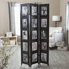 Memories Double Sided Photo Frame Room Divider Black 3 Panel 8 X 10 159 98 Rumah Dekorasi Rumah Ruangan
