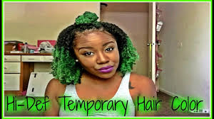Afterward, take a hair oil and apply it on top of the moisturizer to seal in the moisture. Temporary Color Using Jerome Russell Hair Spray On Natural Hair Youtube