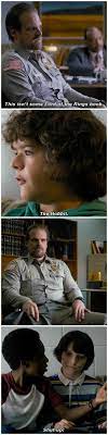 Stranger Things 1x01 Jim Hopper Dustin Henderson Lucas Sinclair Mike Wheeler Stranger Things Have Happened Stranger Things Funny Stranger Things